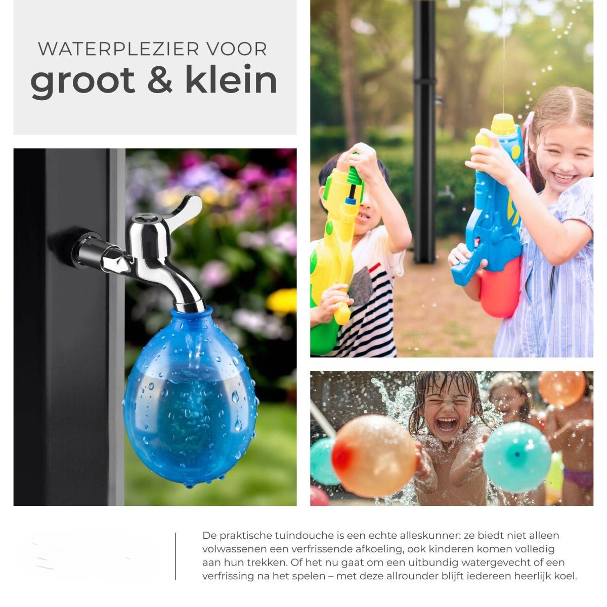 buiten/solardouche 35 ltr kunststof type of zwart buiten/solardouche 35 ltr kunststof type of zwart