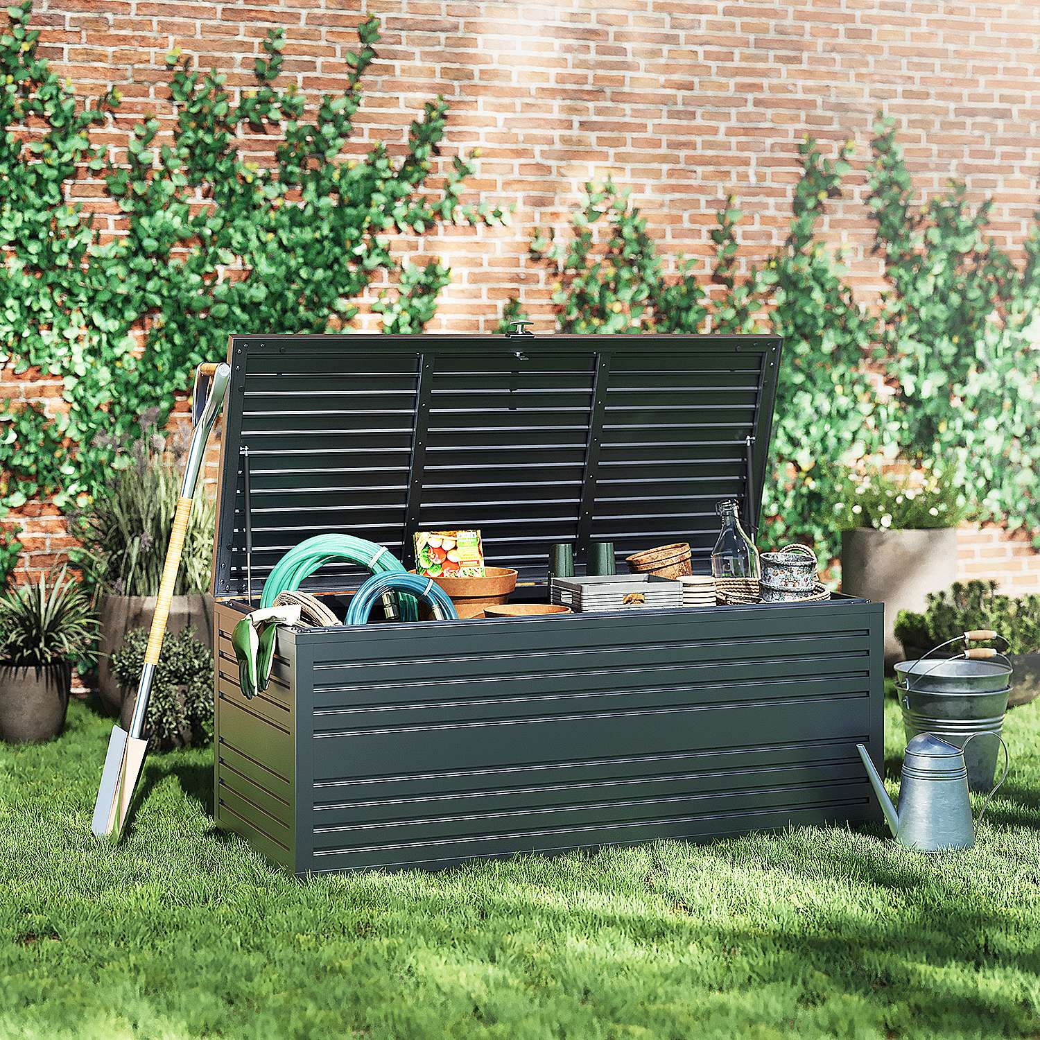 opbergbox – 200x79x86 cm – 1318 ltr aluminium opbergbox – 200x79x86 cm – 1318 ltr aluminium
