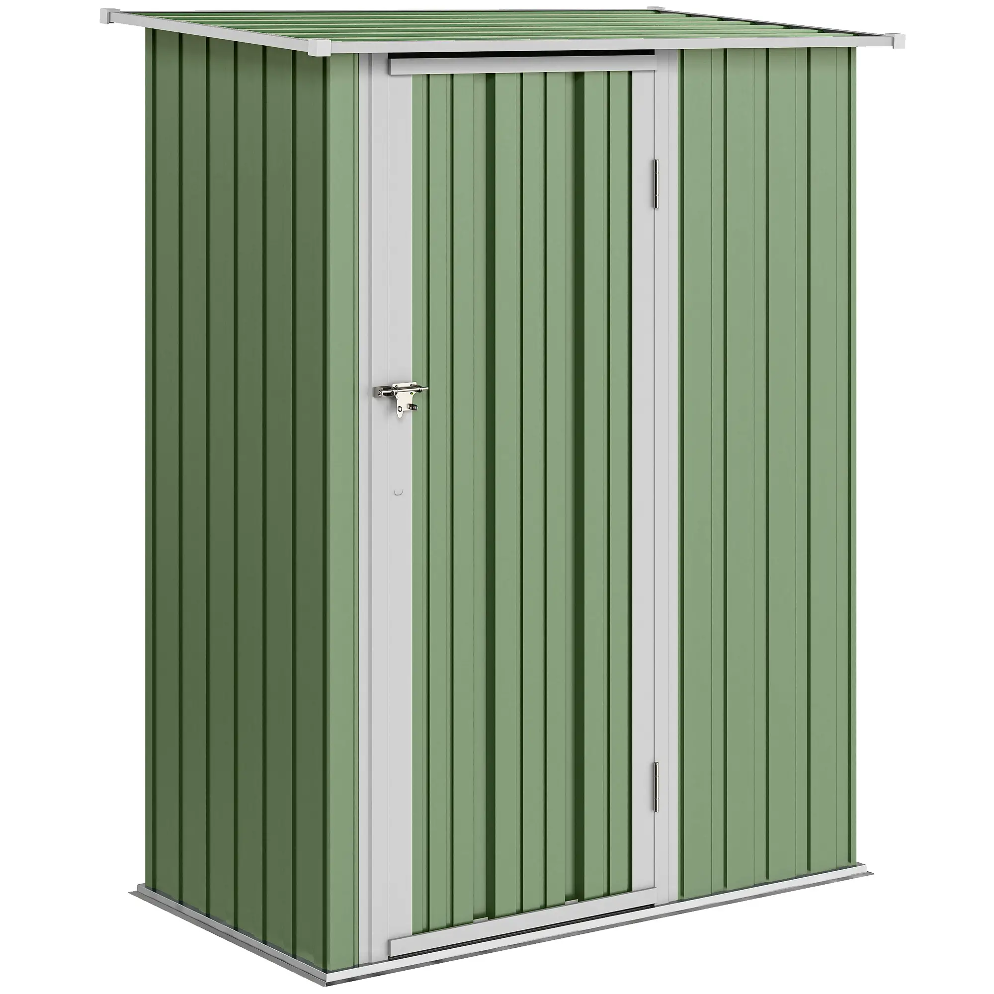 tuinkast costa rica metaal 140x85x190 cm groen tuinkast costa rica metaal 140x85x190 cm groen