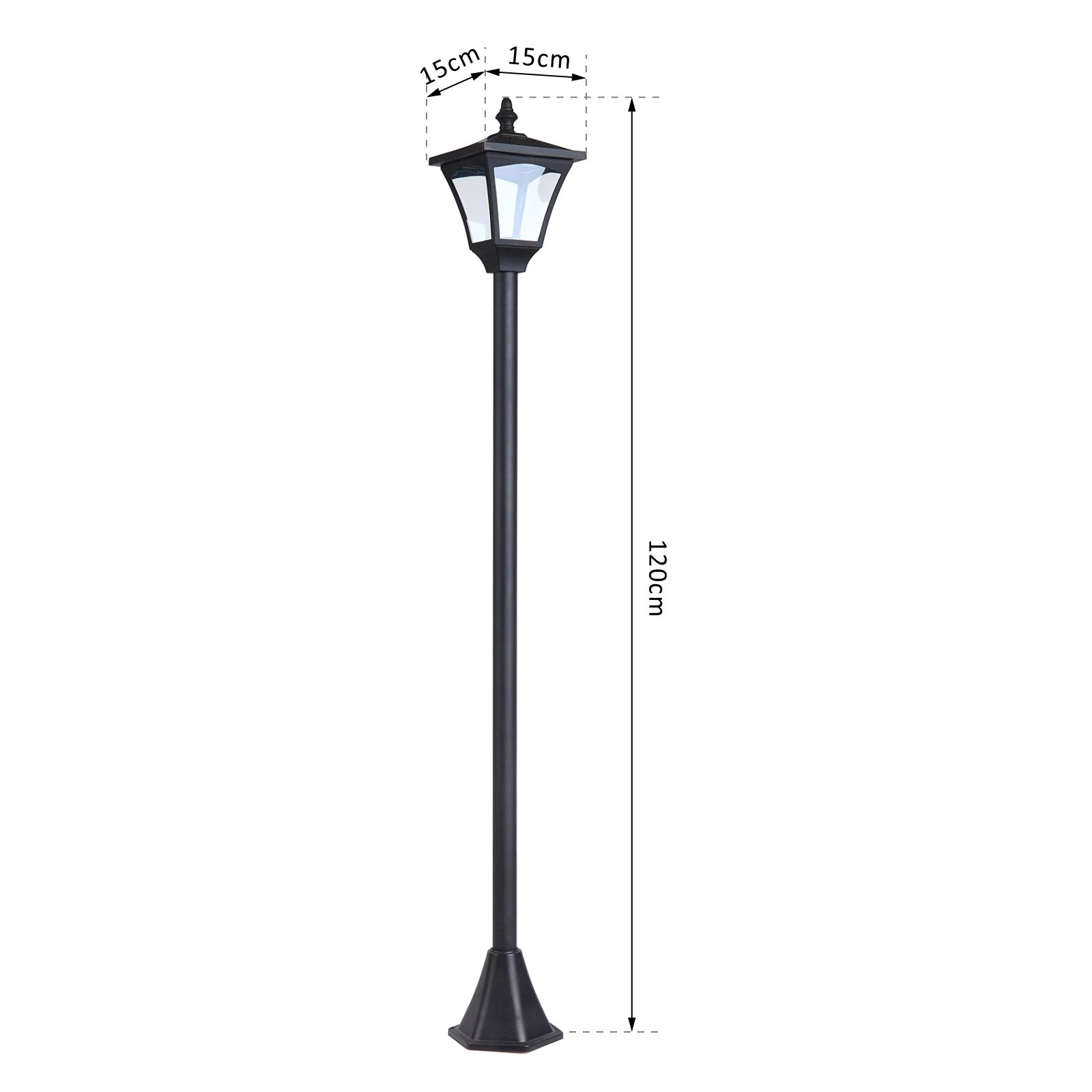 tuinverlichting led zonnelantaarn 180 cm hoog (kopie) tuinverlichting led zonnelantaarn 180 cm hoog (kopie)