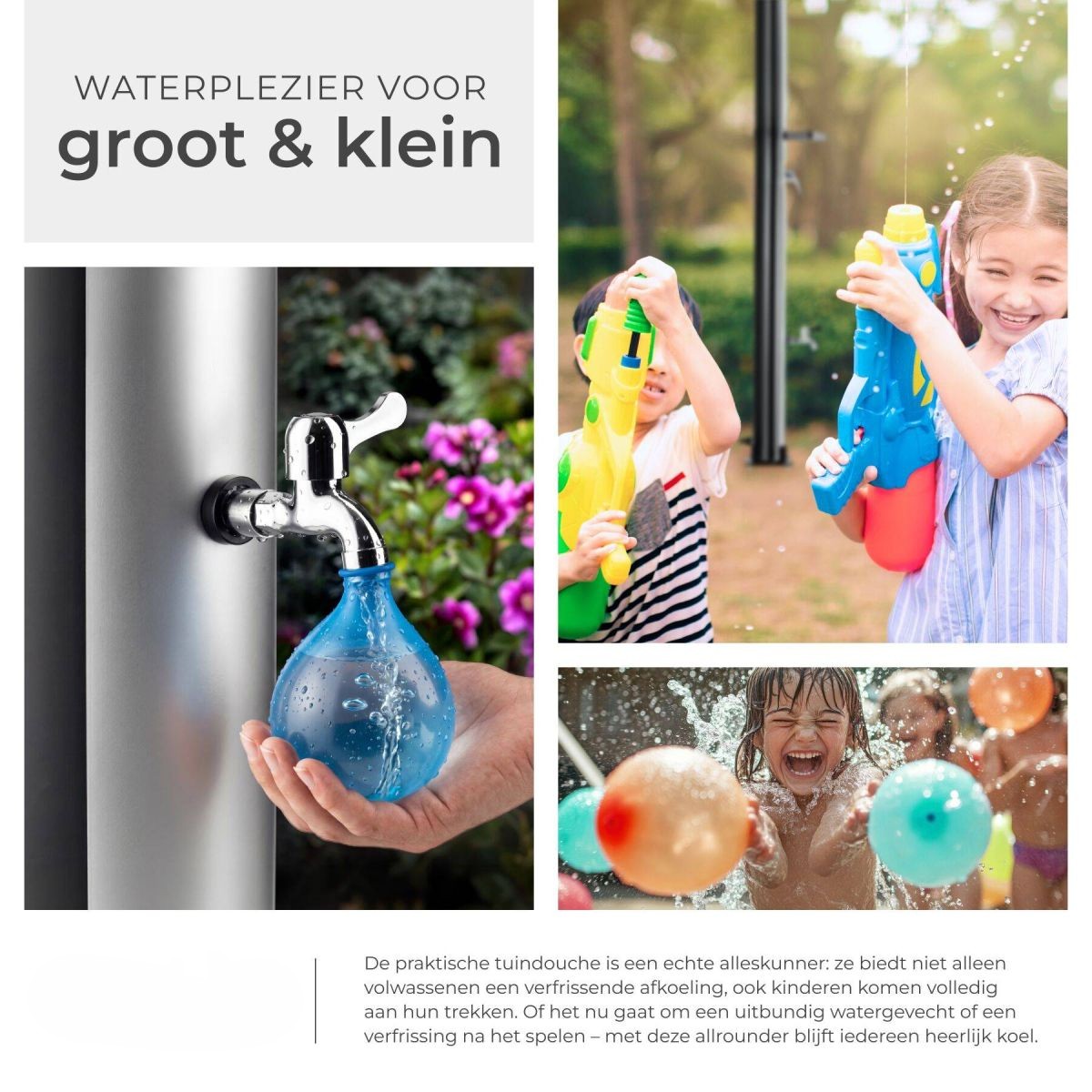 buiten/solardouche 20 ltr kunststof type ti zilver buiten/solardouche 20 ltr kunststof type ti zilver