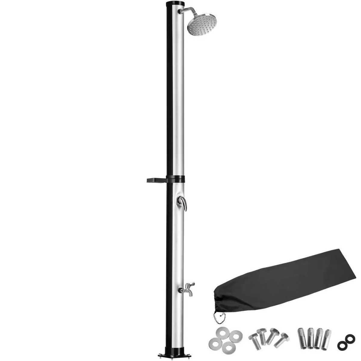 buiten/solardouche 20 ltr kunststof type ti zilver buiten/solardouche 20 ltr kunststof type ti zilver
