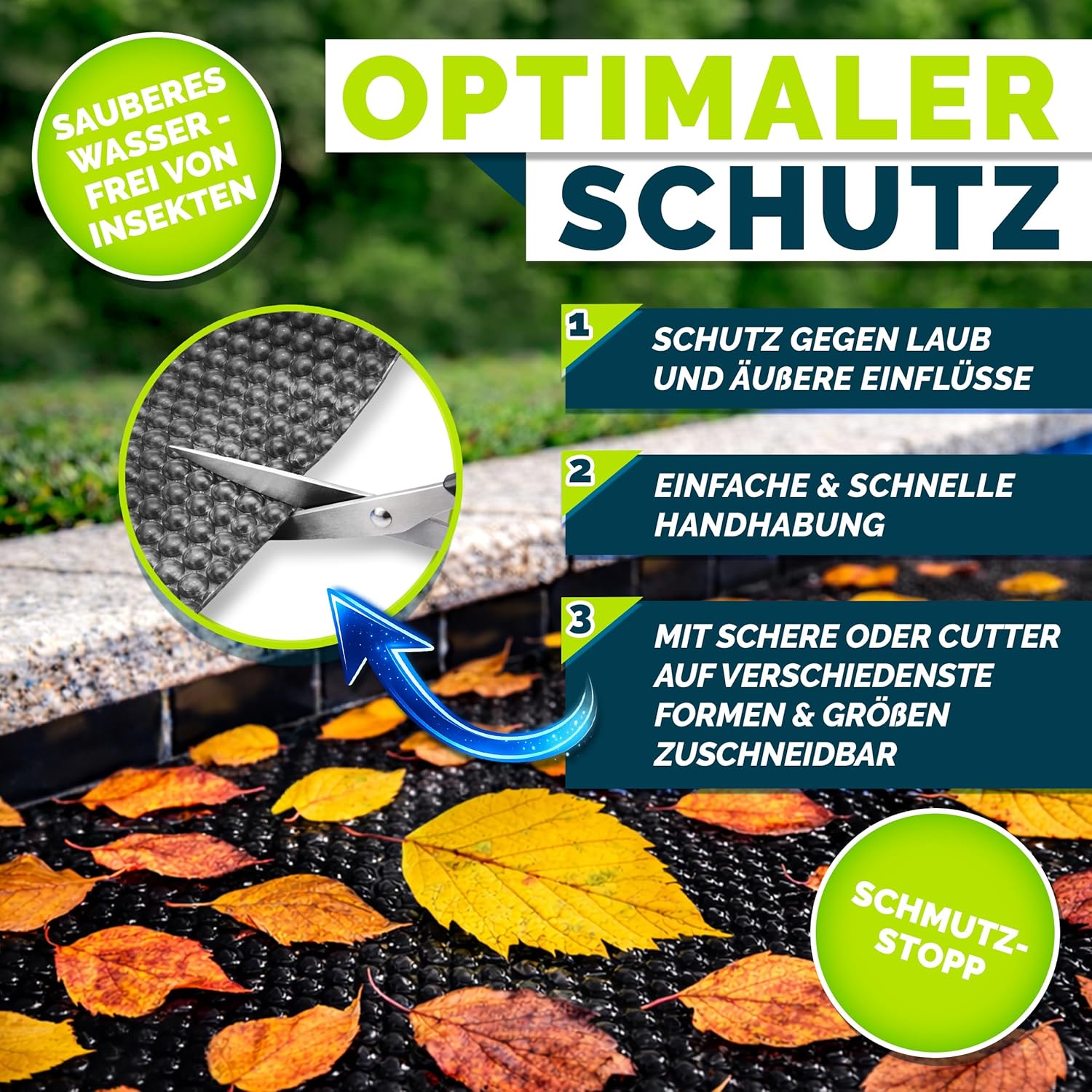 zwembad noppenfolie 400 µm, rechthoekig, 300 x 200 cm zwembad noppenfolie 400 µm, rechthoekig, 300 x 200 cm