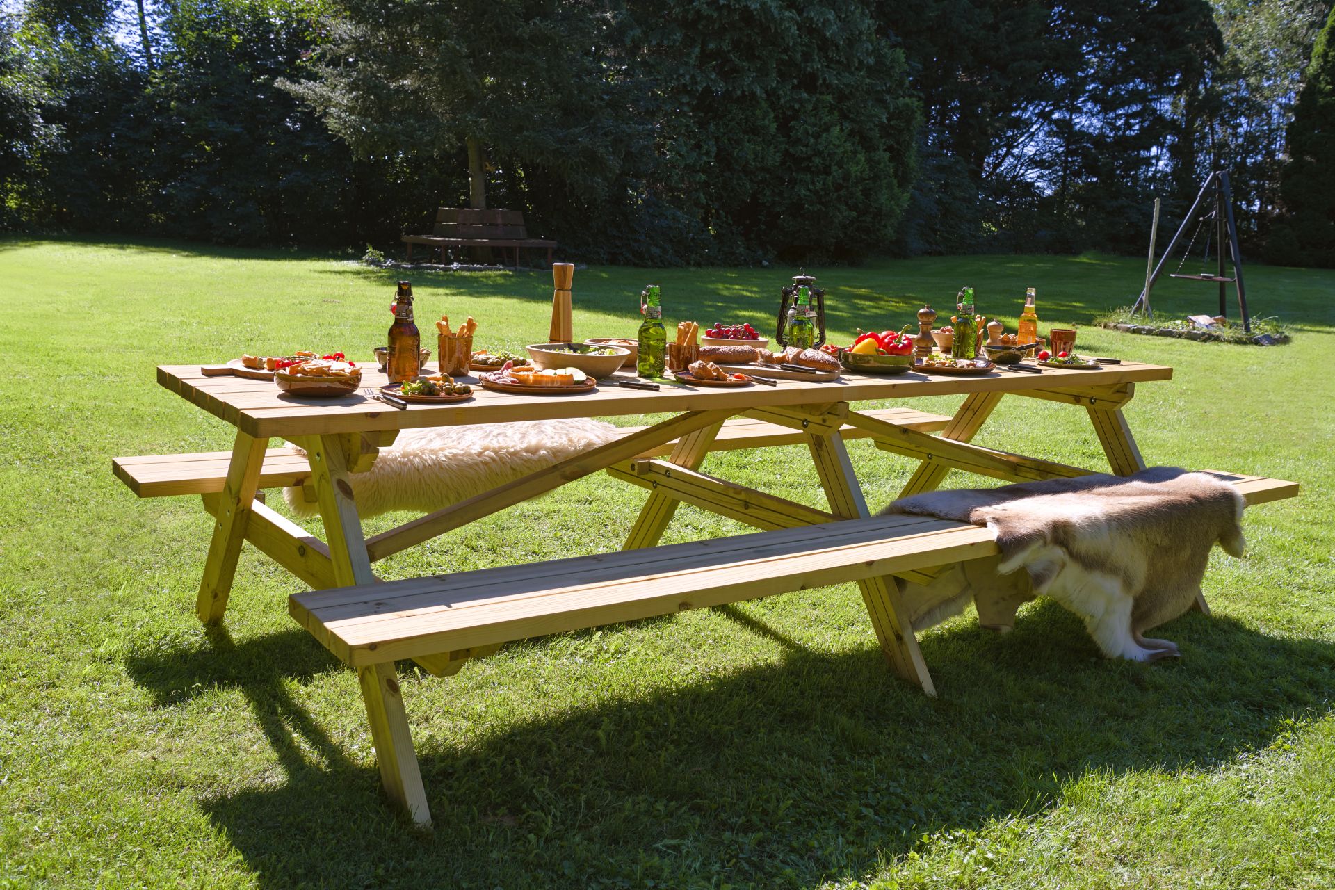 picknicktafel 300 cm geïmpregneerd picknicktafel 300 cm geïmpregneerd