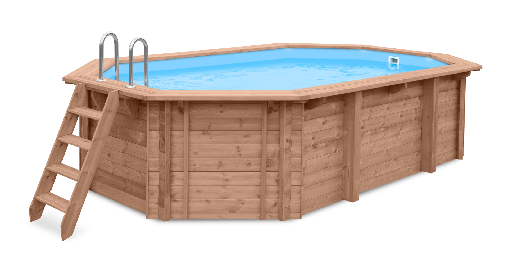 luxe houten zwembad daaibooi beach 563x352x124 cm luxe houten zwembad daaibooi beach 563x352x124 cm
