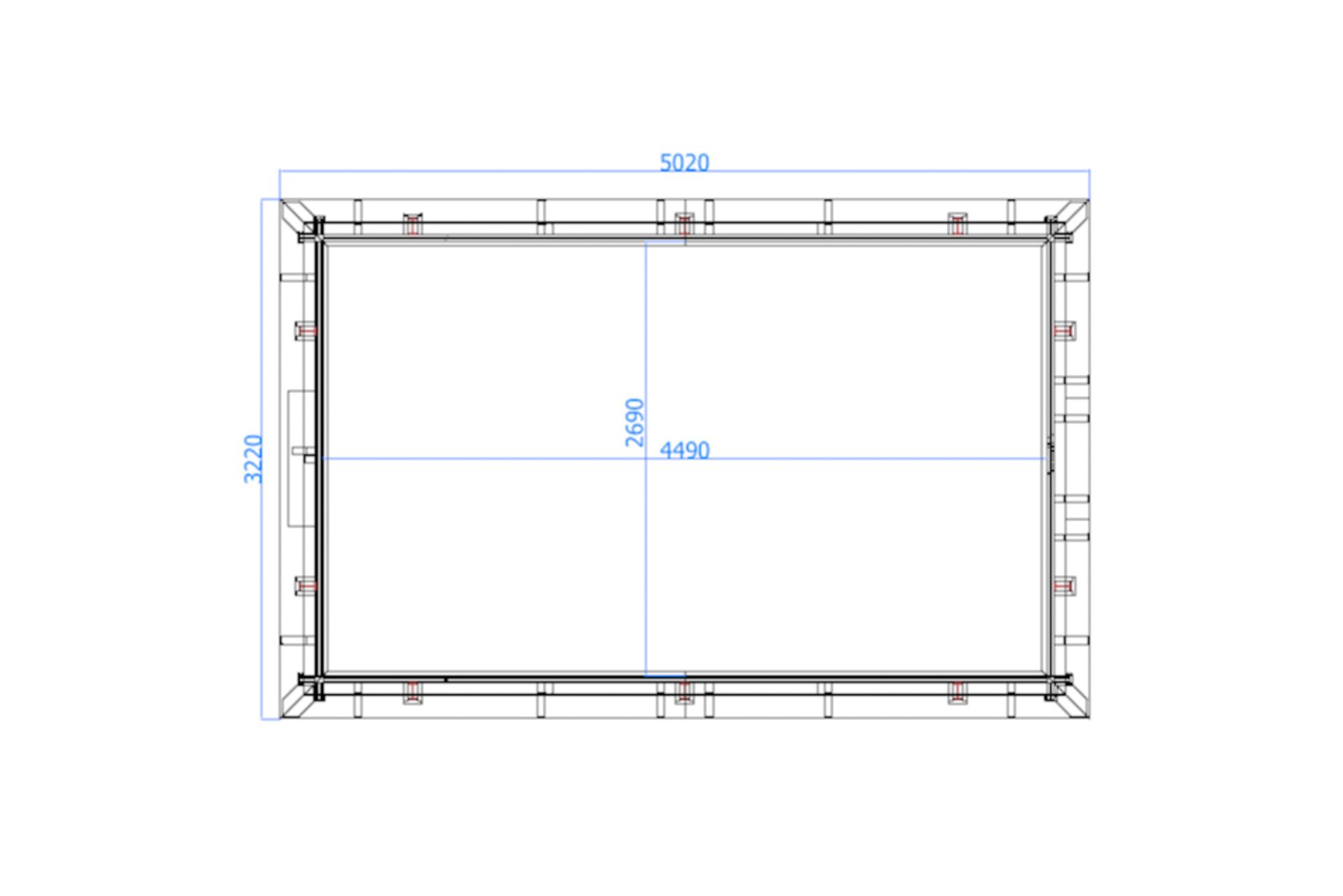 luxe houten zwembad santa cruz 502x322x124 cm luxe houten zwembad santa cruz 502x322x124 cm