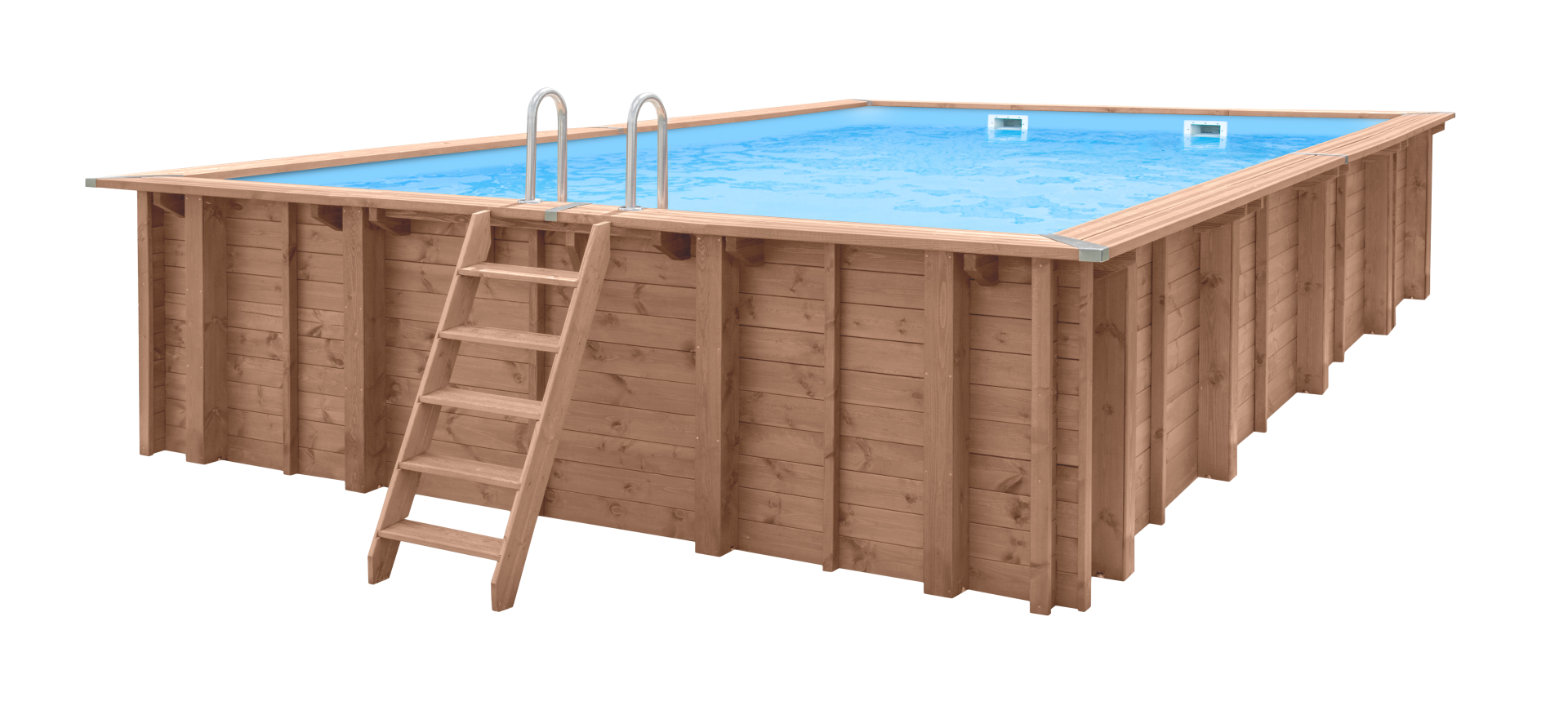 luxe houten zwembad playa forti 834x492x138 cm luxe houten zwembad playa forti 834x492x138 cm