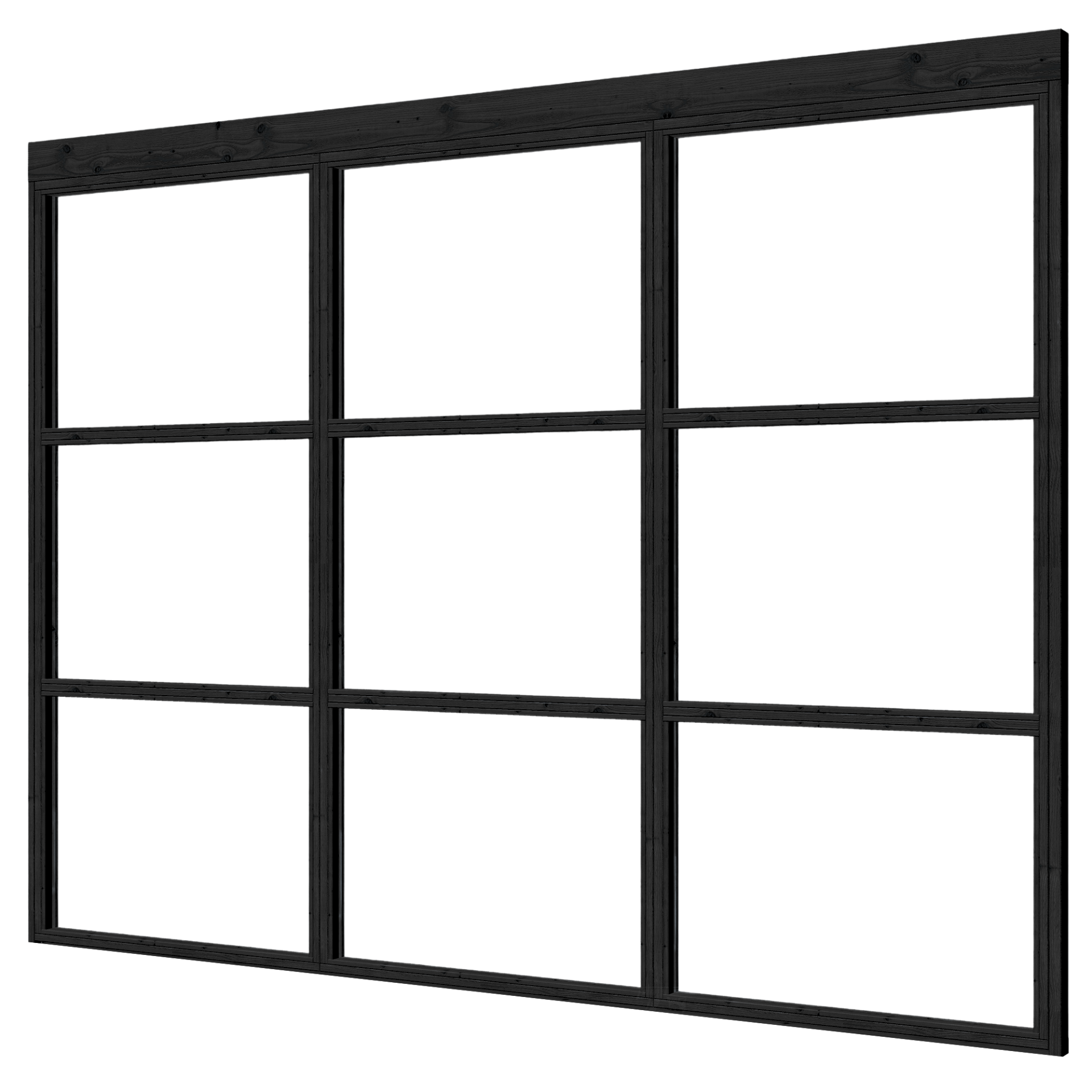 glaswand 248x224 cm zwart glaswand 248x224 cm zwart