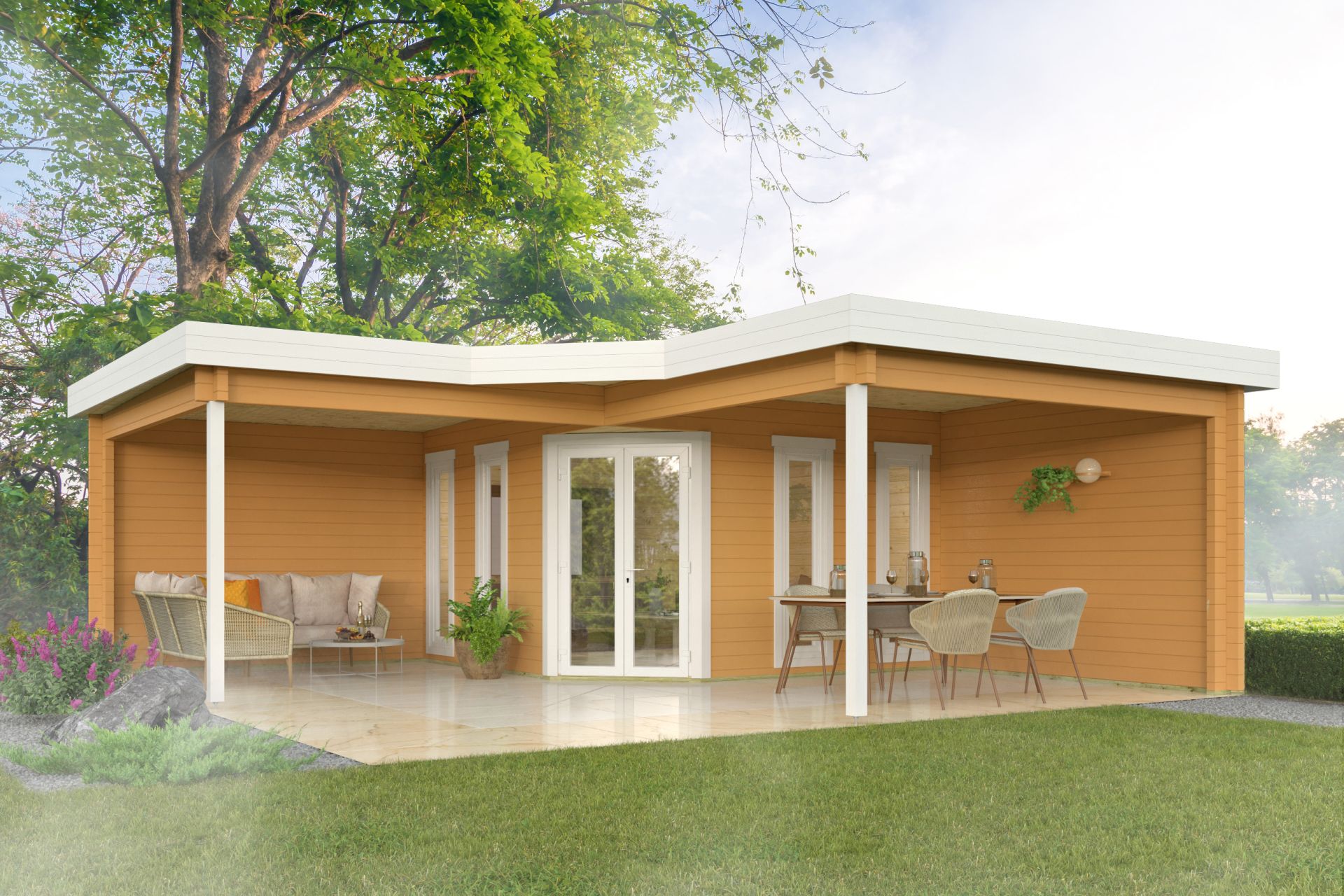 tuinwoning aisha 680x680 cm onbehandeld tuinwoning aisha 680x680 cm onbehandeld