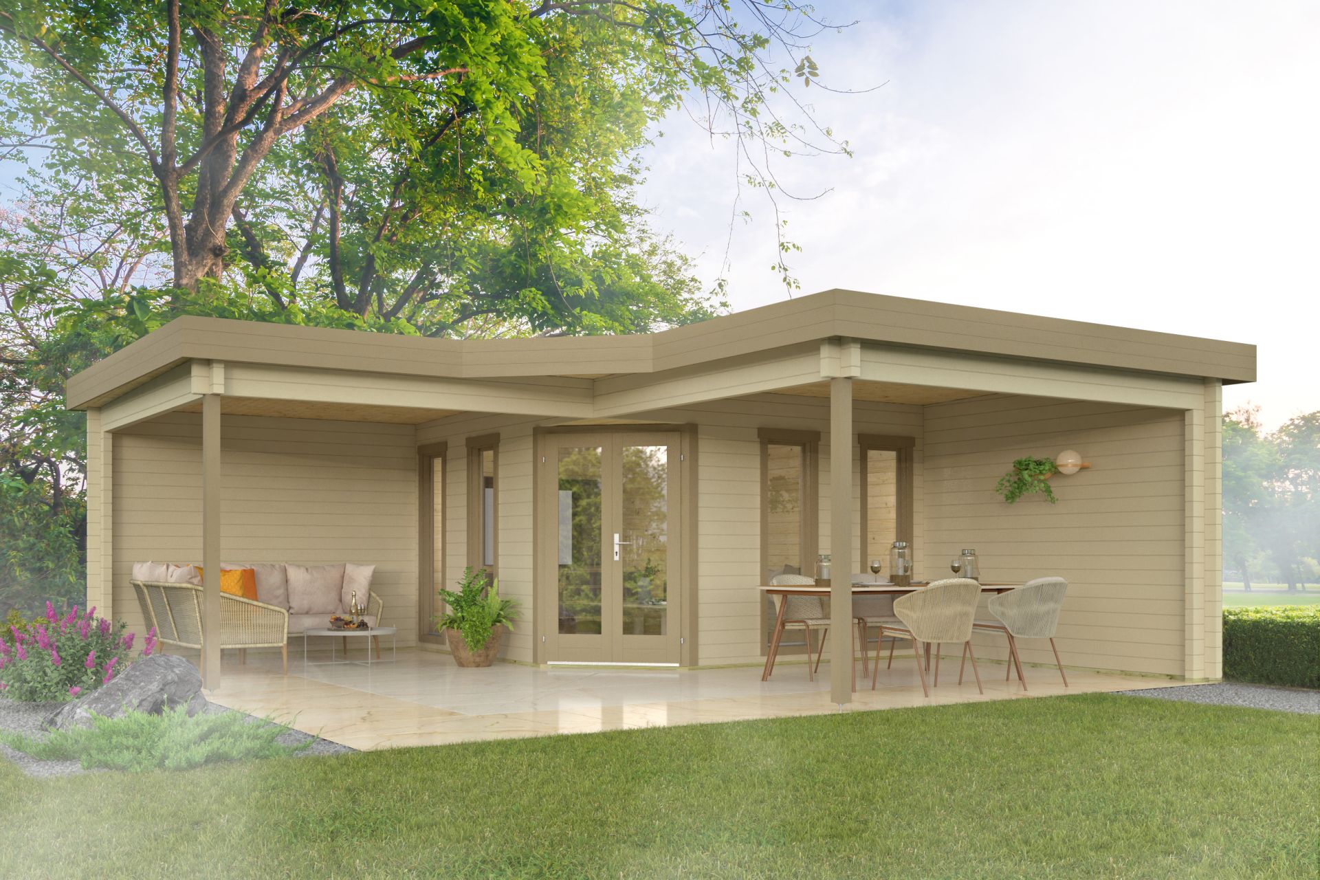 tuinwoning aisha 680x680 cm onbehandeld tuinwoning aisha 680x680 cm onbehandeld