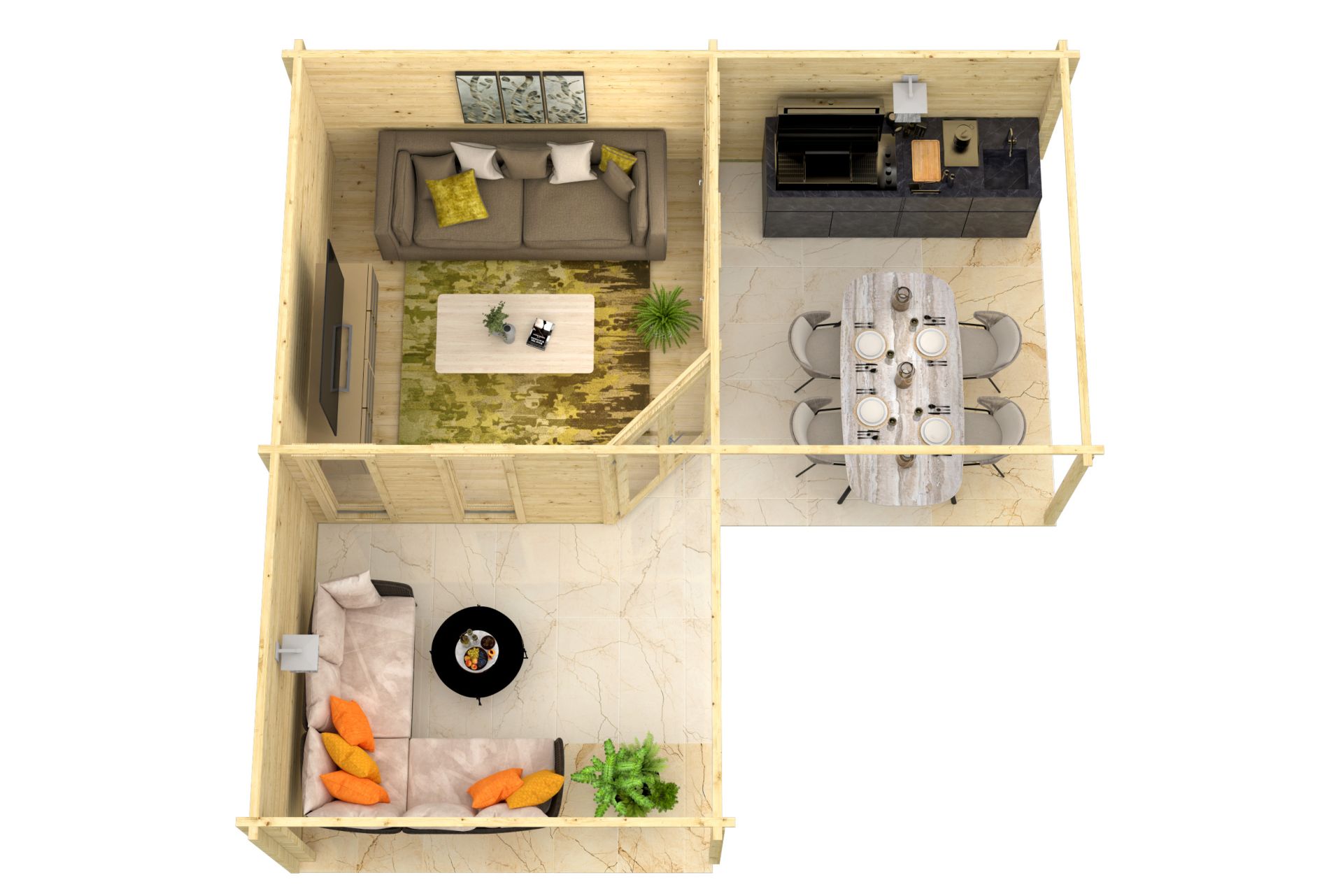 tuinwoning aisha 680x680 cm onbehandeld tuinwoning aisha 680x680 cm onbehandeld