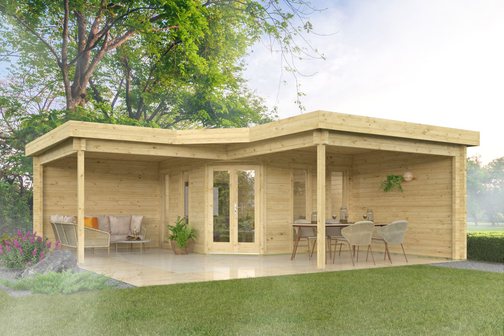tuinwoning aisha 680x680 cm onbehandeld tuinwoning aisha 680x680 cm onbehandeld