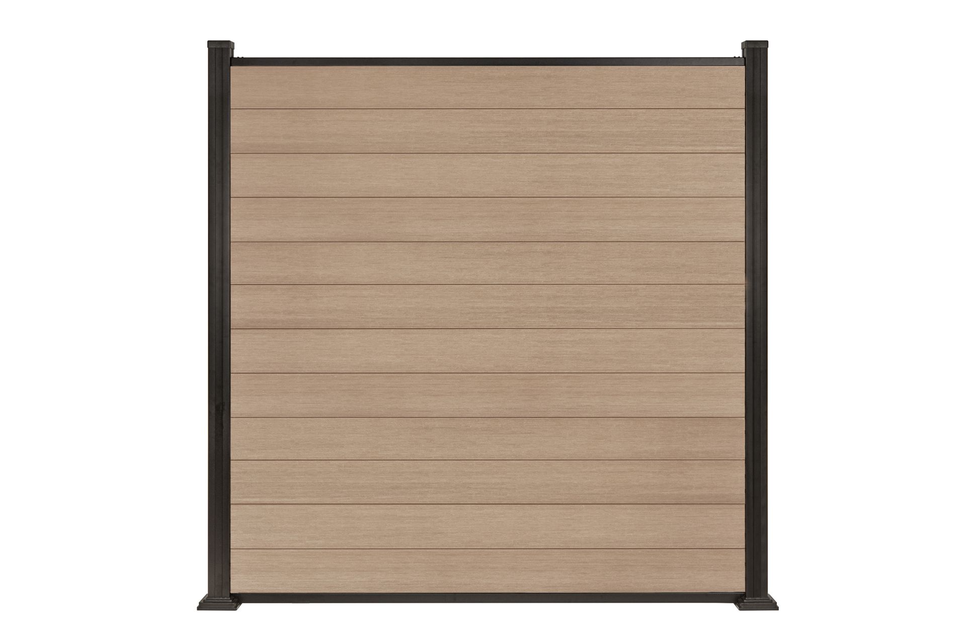 schutting composiet classic 120x180 cm incl. 2 alu. palen grijs schutting composiet classic 120x180 cm incl. 2 alu. palen grijs