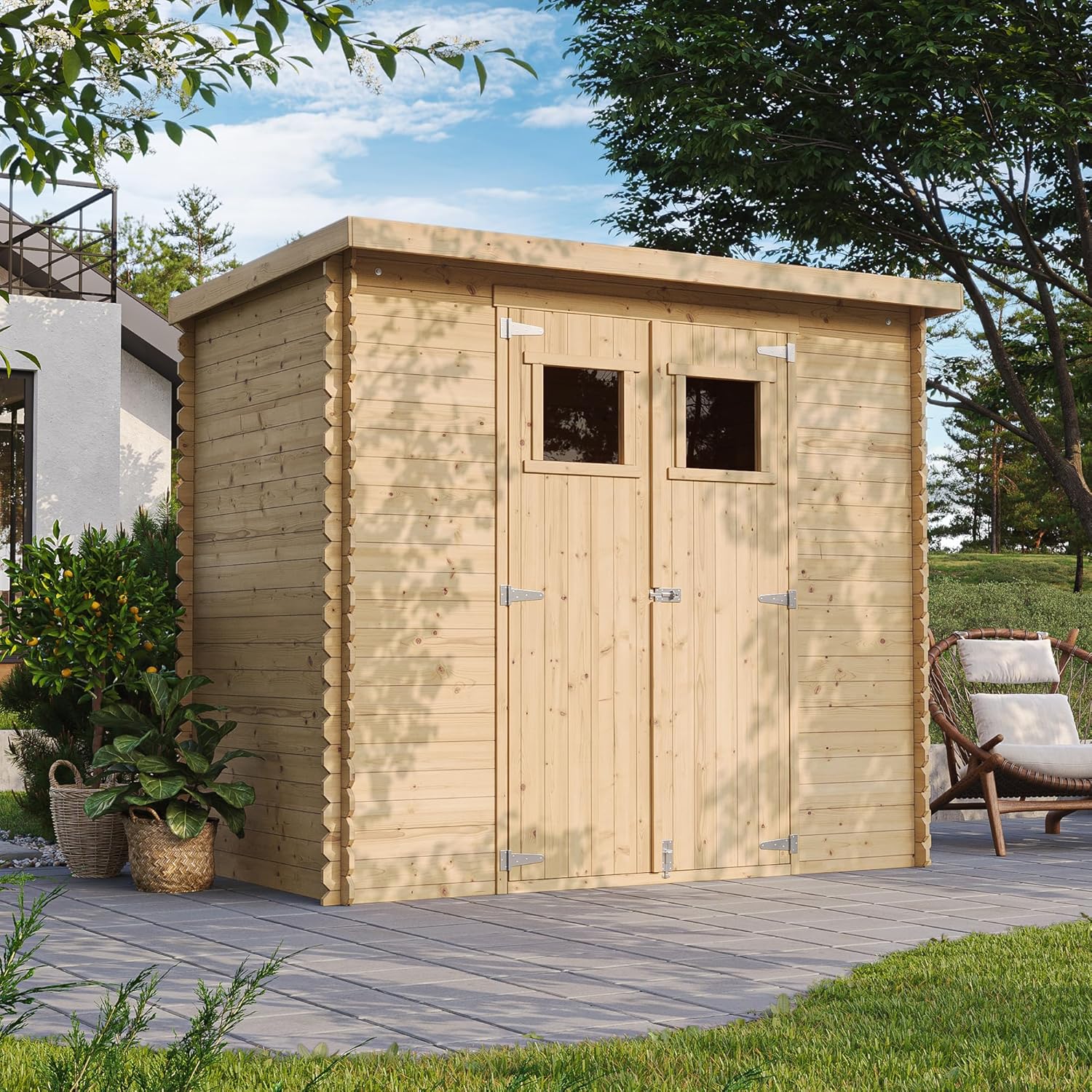 tuinhuis hanneke – 239×142 cm onbehandeld tuinhuis hanneke – 239×142 cm onbehandeld