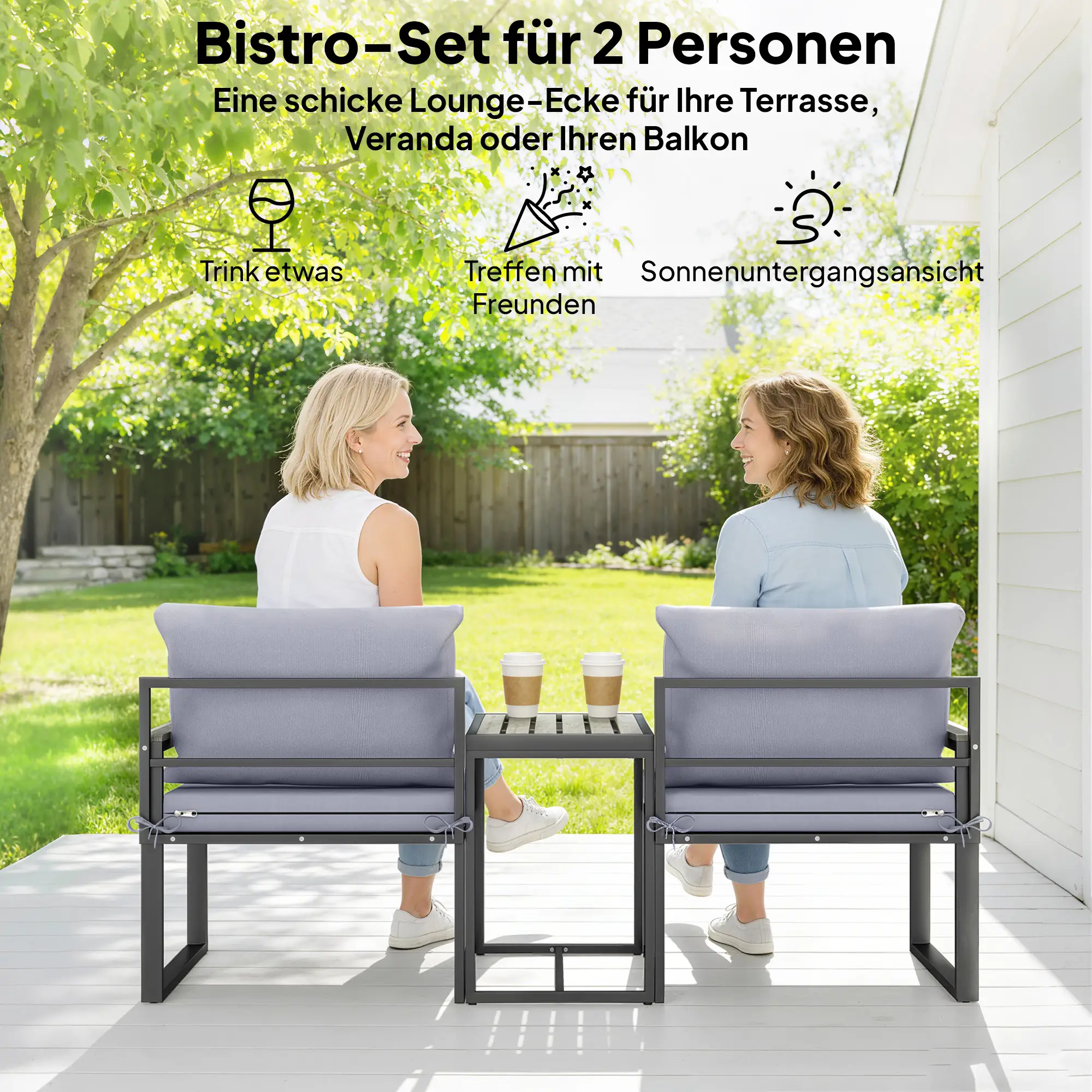 bistroset 3 delig grijs bistroset 3 delig grijs