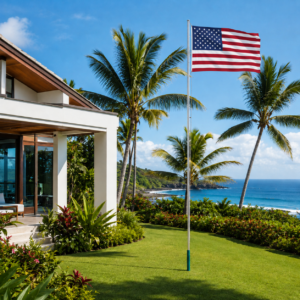 vlaggenmast met vlag 600 cm hoog usa