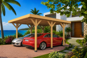 carport 600x500 cm geimpregneerd (kopie)