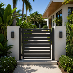 Tuinpoort 100x100 cm - Aluminium