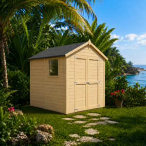 tuinhuis cor – 134×190 cm onbehandeld