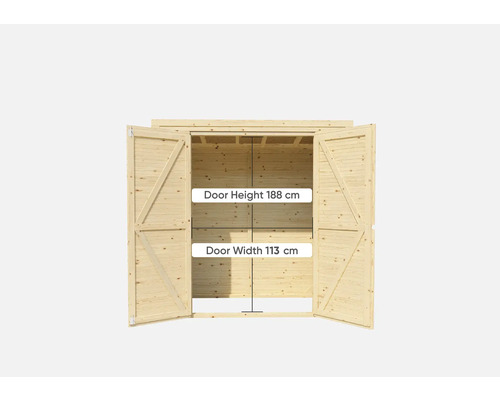 tuinhuis jeanette – 207×013 cm onbehandeld tuinhuis jeanette – 207×013 cm onbehandeld