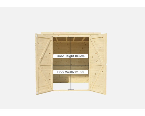 tuinhuis bertha – 207×157 cm onbehandeld tuinhuis bertha – 207×157 cm onbehandeld