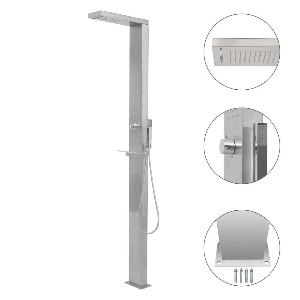 buitendouche 220 cm rvs buitendouche 220 cm rvs