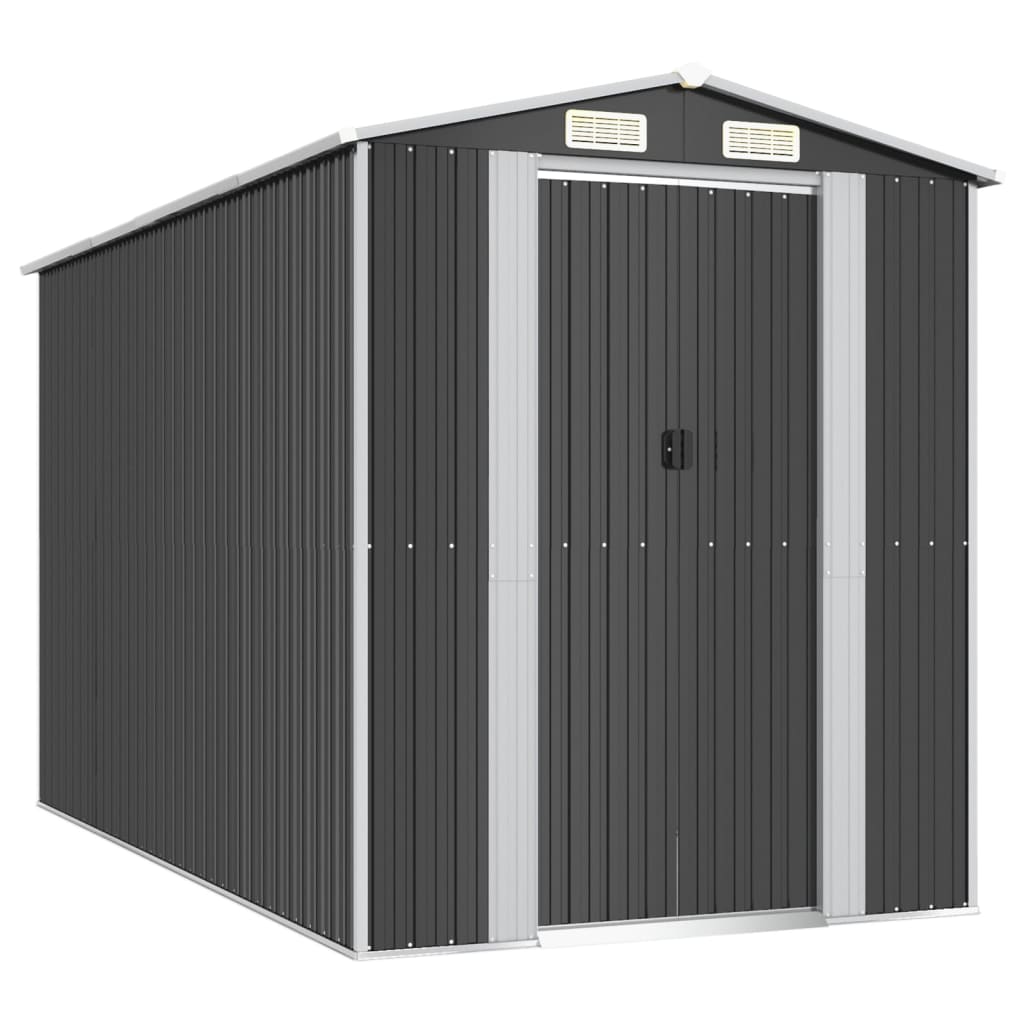 tuinberging – 192x357x223 cm – gegalvaniseerd staal – antraciet tuinberging – 192x357x223 cm – gegalvaniseerd staal – antraciet