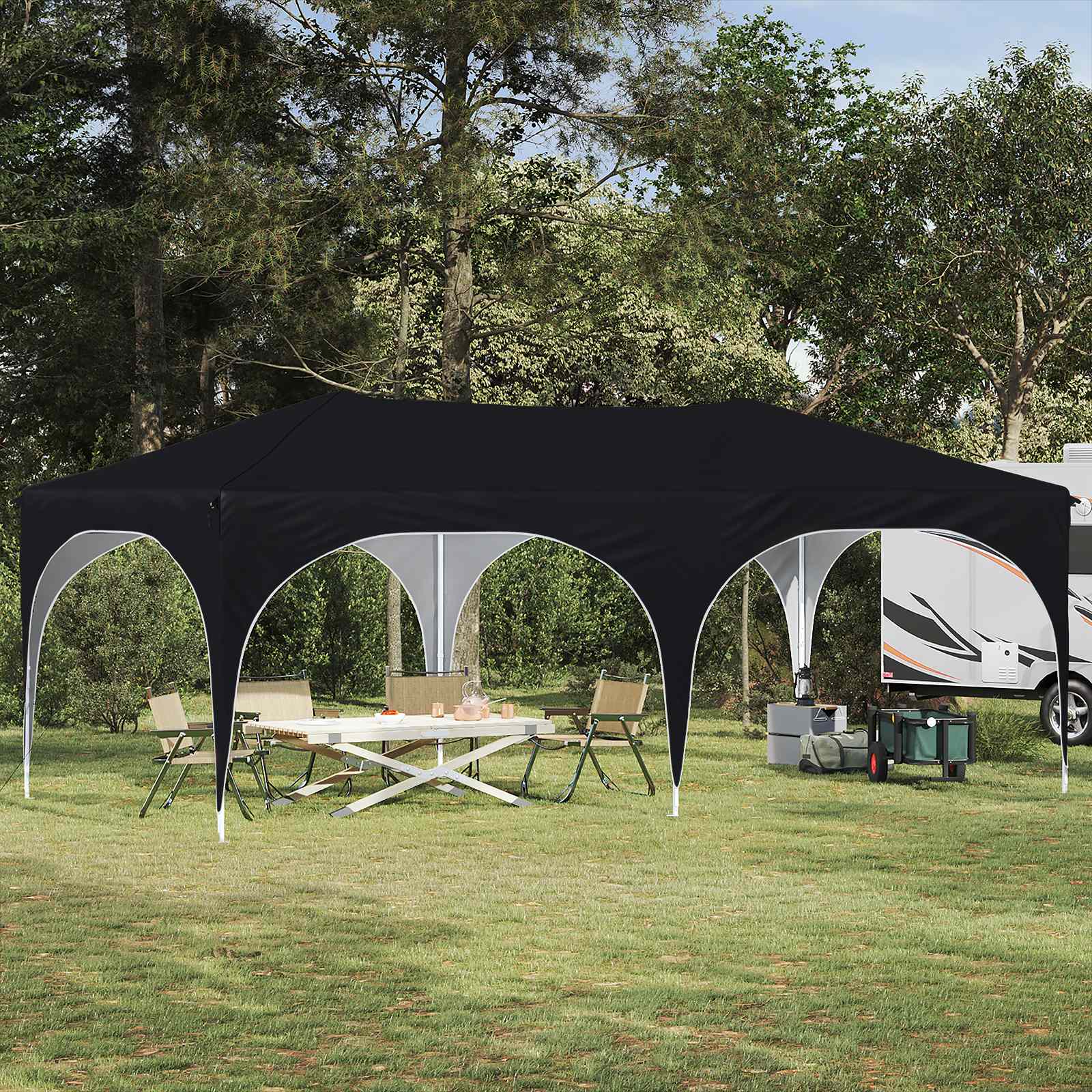 pop up partytent 575x288x245 cm taupe oxford stof (kopie) pop up partytent 575x288x245 cm taupe oxford stof (kopie)