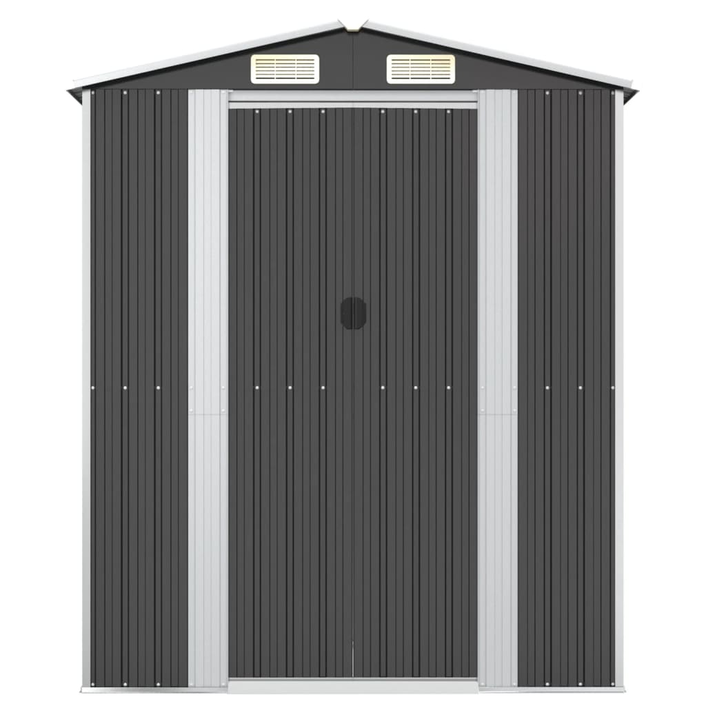 tuinberging – 192x108x223 cm – gegalvaniseerd staal – groen tuinberging – 192x108x223 cm – gegalvaniseerd staal – groen