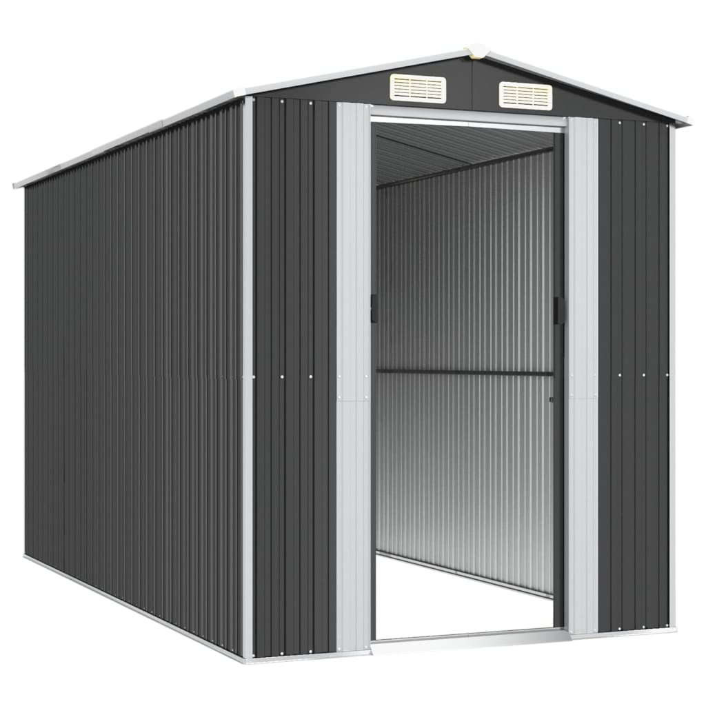tuinberging – 192x357x223 cm – gegalvaniseerd staal – antraciet tuinberging – 192x357x223 cm – gegalvaniseerd staal – antraciet