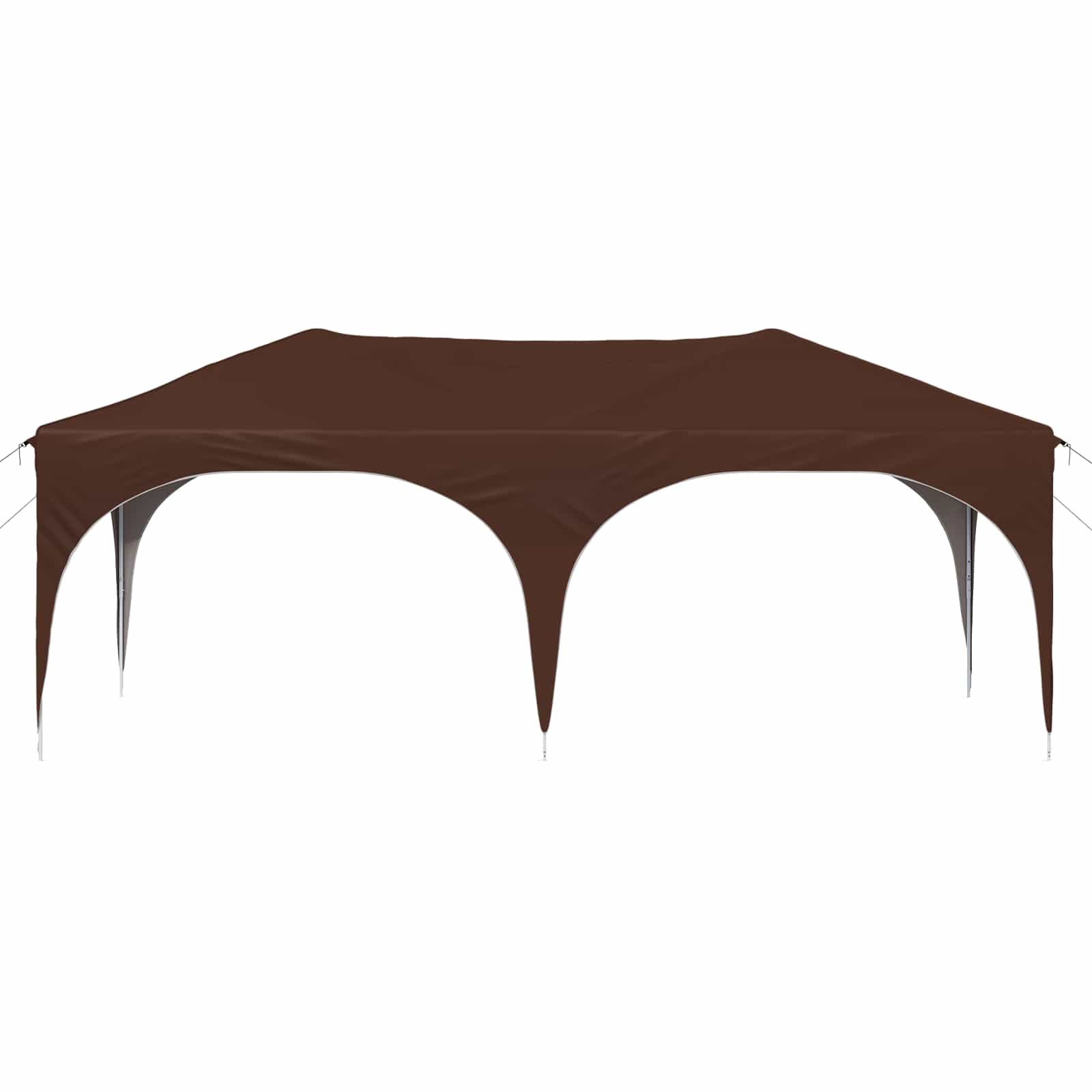 pop up partytent 575x288x245 cm bruin oxford stof pop up partytent 575x288x245 cm bruin oxford stof