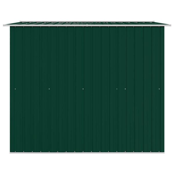 tuinhuis metaal 257x205x178 cm (bxdxh) groen tuinhuis metaal 257x205x178 cm (bxdxh) groen
