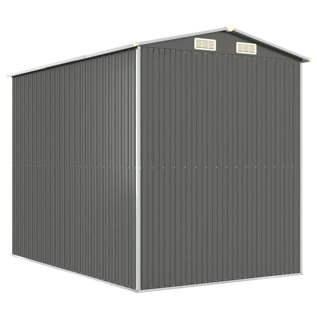 tuinberging – 192x274x223 cm – gegalvaniseerd staal – grijs tuinberging – 192x274x223 cm – gegalvaniseerd staal – grijs