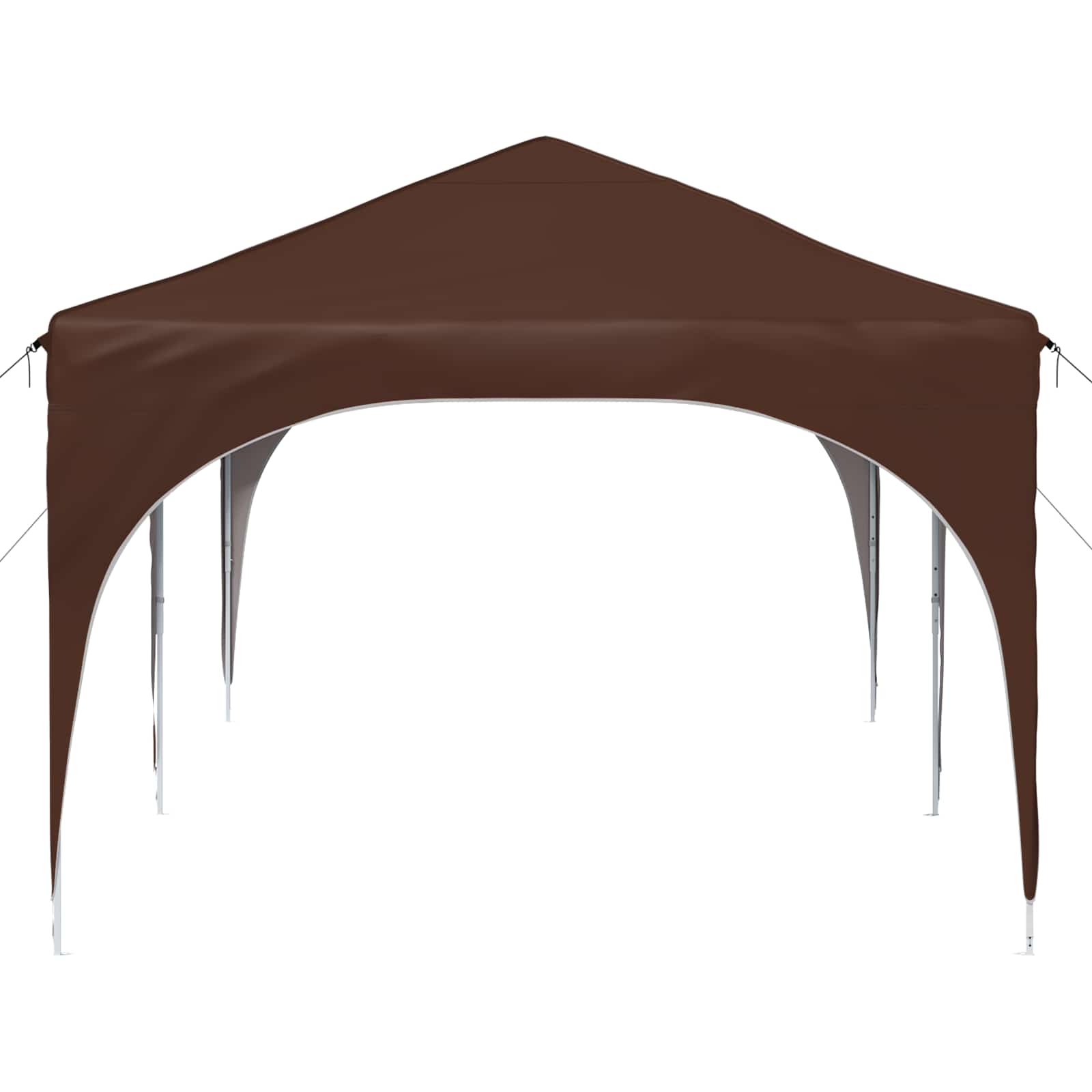 pop up partytent 575x288x245 cm bruin oxford stof pop up partytent 575x288x245 cm bruin oxford stof