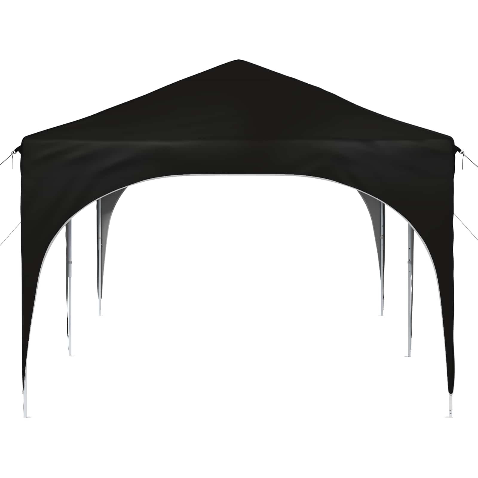 pop up partytent 575x288x245 cm zwart oxford stof pop up partytent 575x288x245 cm zwart oxford stof
