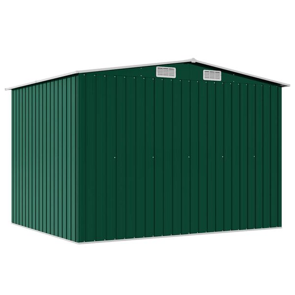 tuinhuis metaal 257x205x178 cm (bxdxh) groen tuinhuis metaal 257x205x178 cm (bxdxh) groen