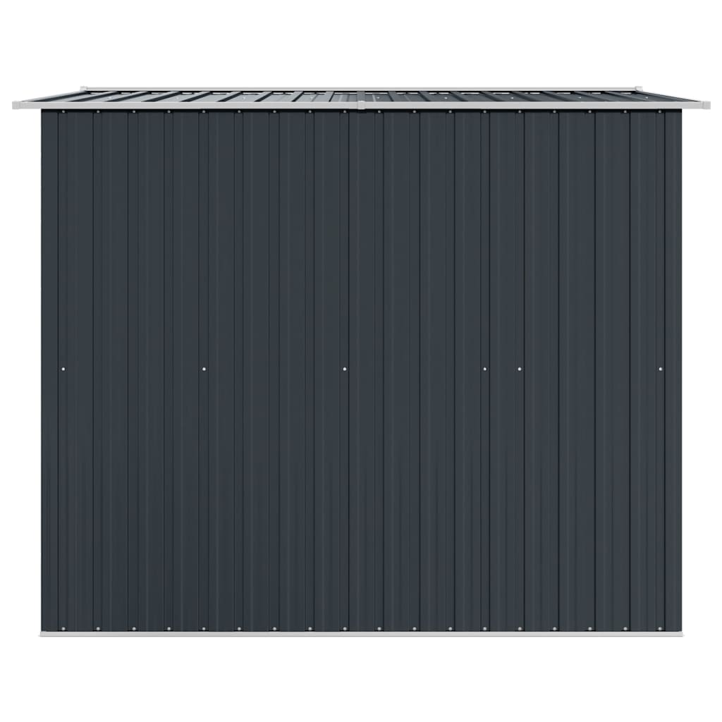 tuinhuis metaal 257x205x178 cm antraciet tuinhuis metaal 257x205x178 cm antraciet