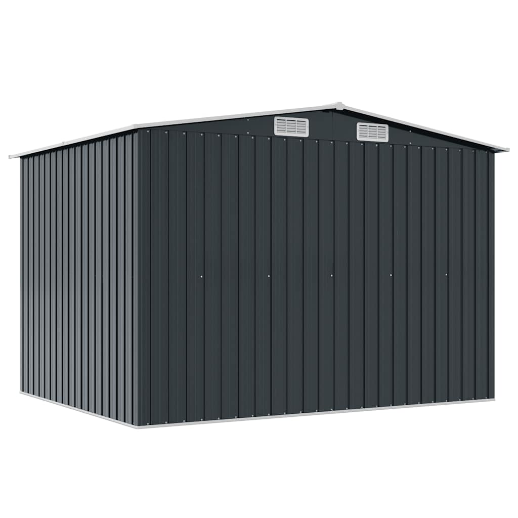 tuinhuis metaal 257x205x178 cm antraciet tuinhuis metaal 257x205x178 cm antraciet