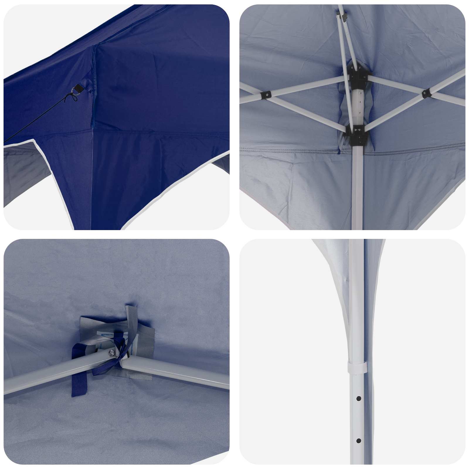 pop up partytent 575x288x245 cm blauw oxford stof pop up partytent 575x288x245 cm blauw oxford stof