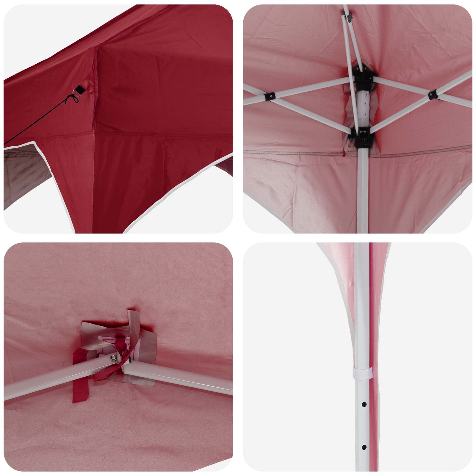 pop up partytent 575x288x245 cm rood oxford stof pop up partytent 575x288x245 cm rood oxford stof