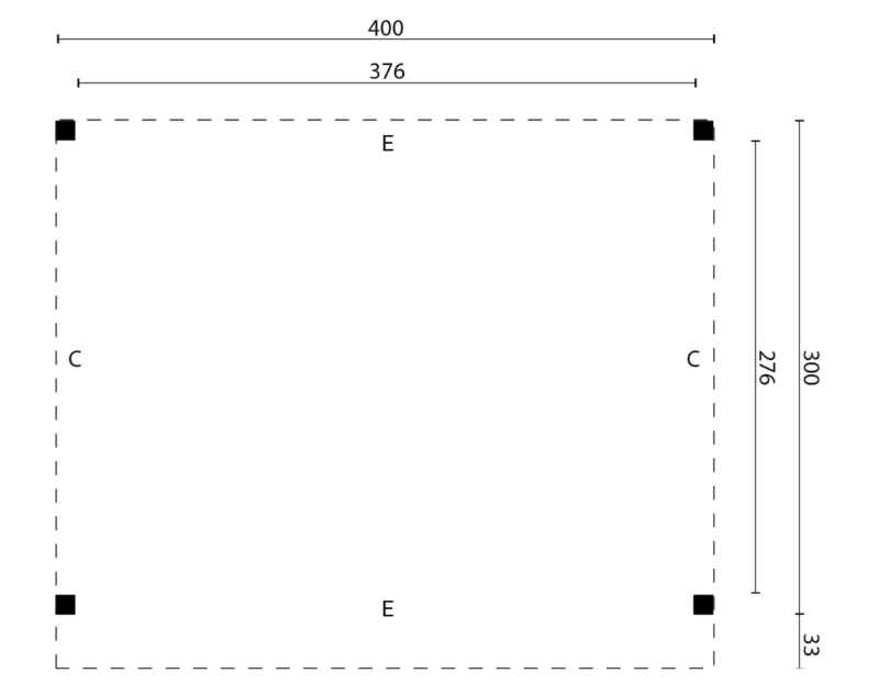 overkapping – dhz – middelburg – 400×330 cm – geïmpregneerd overkapping – dhz – middelburg – 400×330 cm – geïmpregneerd