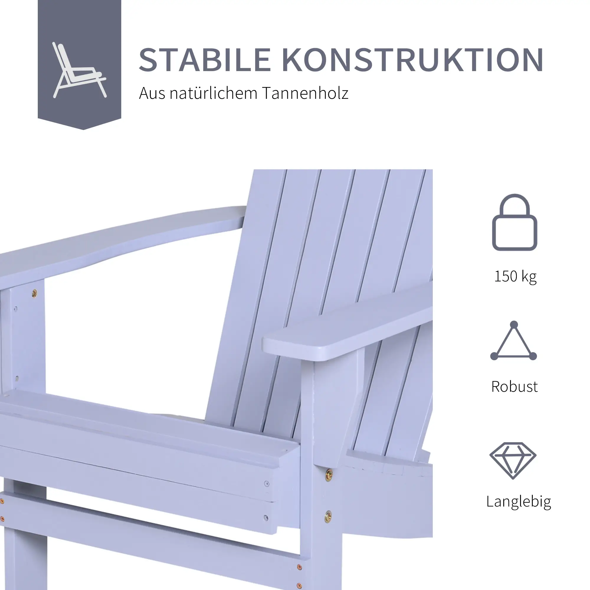 andirondack fauteuilstoel 72x94x93 cm (bxdxh) blauw andirondack fauteuilstoel 72x94x93 cm (bxdxh) blauw