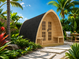 camping pod 400x400 cm prijs op aanvraag