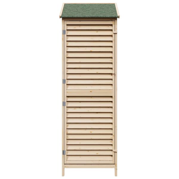 tuinschuur met dak naturel 59x56x176,5 cm massief vurenhout tuinschuur met dak naturel 59x56x176,5 cm massief vurenhout