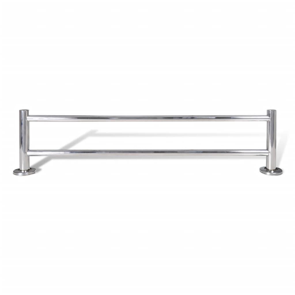 handdoekrek – 2 buizen – rvs – 60 cm breed – nieuw in doos handdoekrek – 2 buizen – rvs – 60 cm breed – nieuw in doos